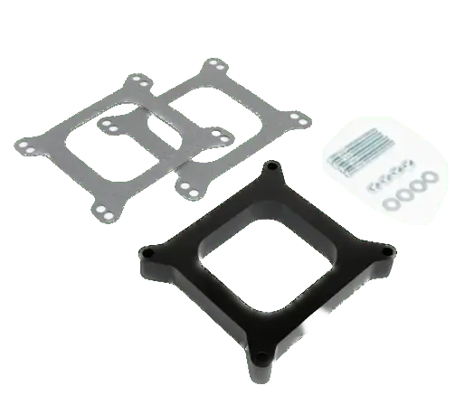 1" Phenolic Thermal Insulating Carb Spacer Kit - Open (Holley Edelbrock) Rpc R9136 1