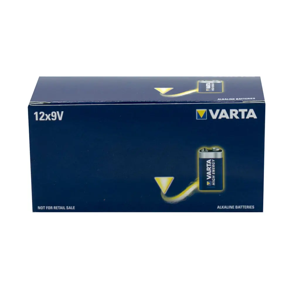 Varta High Energy Industrial 9V Bulk Box Of 10 1