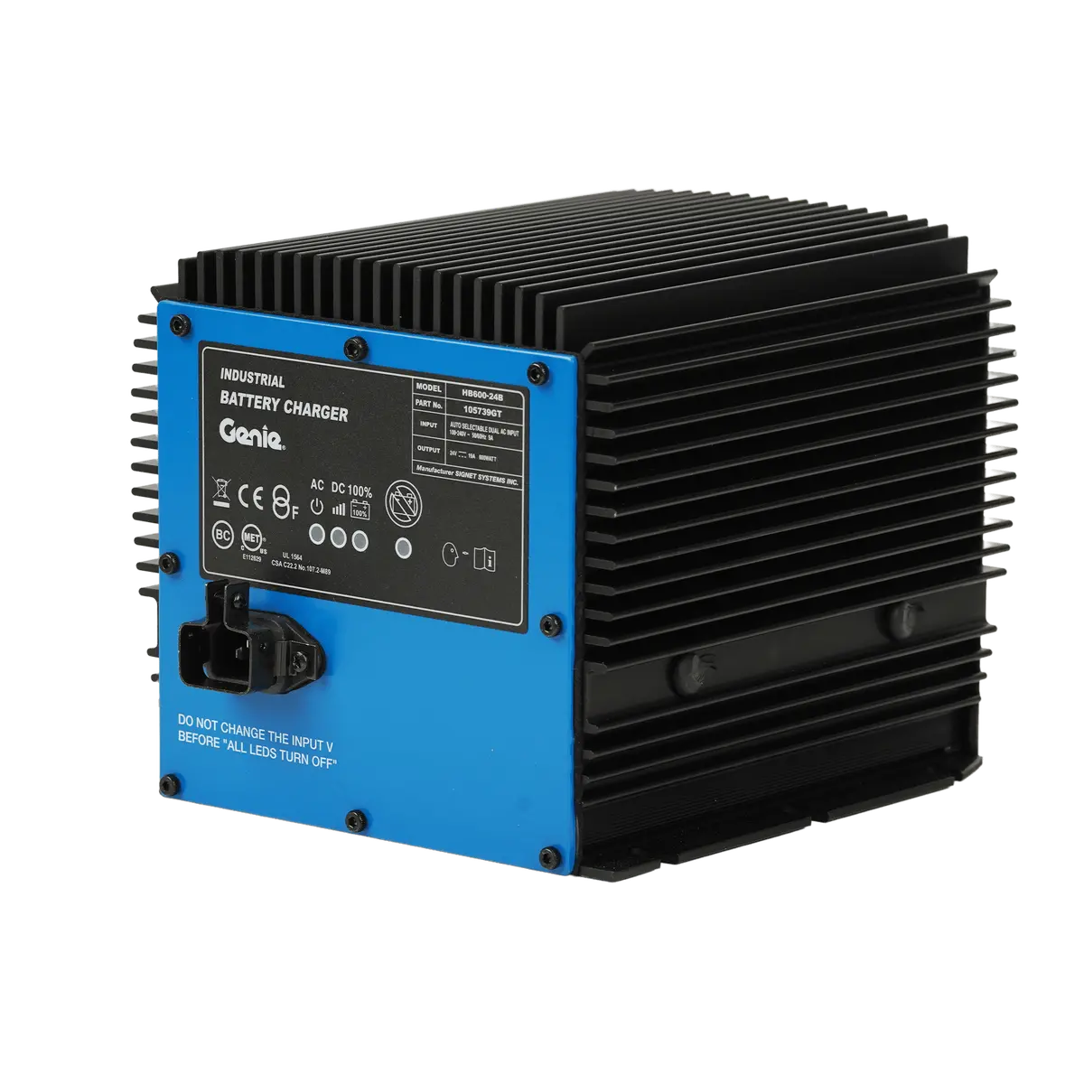 Genie Charger, Bat, 24 Vdc, H/Lo Gen2 105739Gt 1