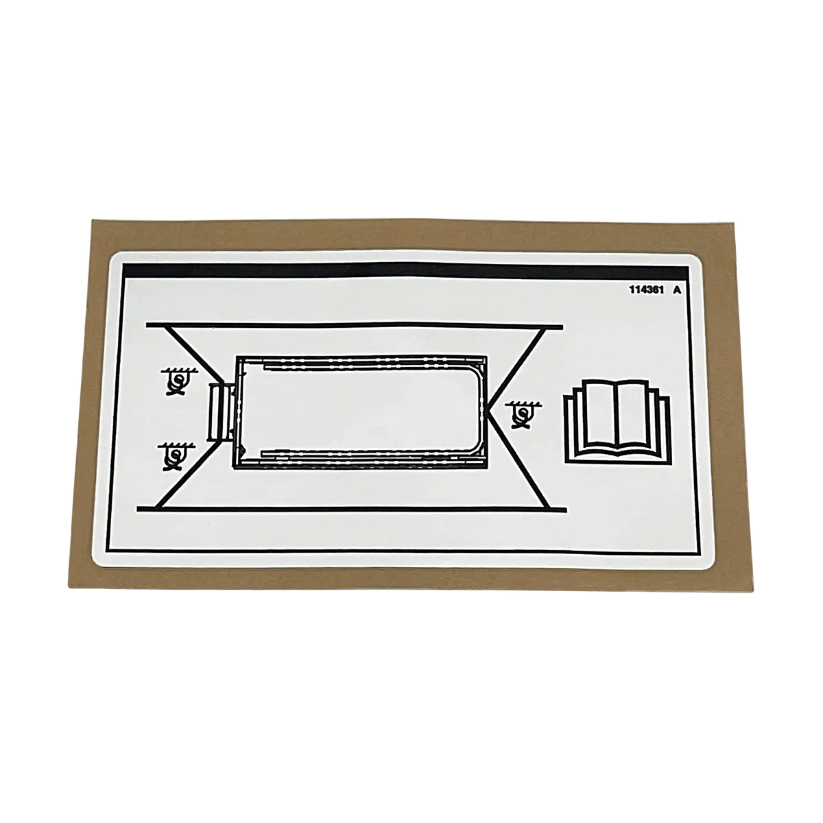 Genie Decal Label Transport Diagram 114361Gt 1
