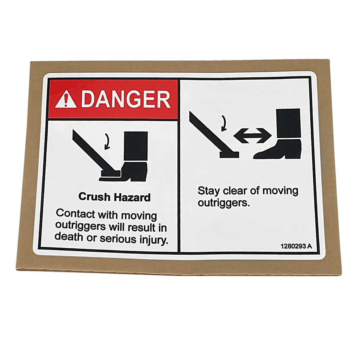 Genie Decal, Outrigger, 2 Panel 1280293Gt 1