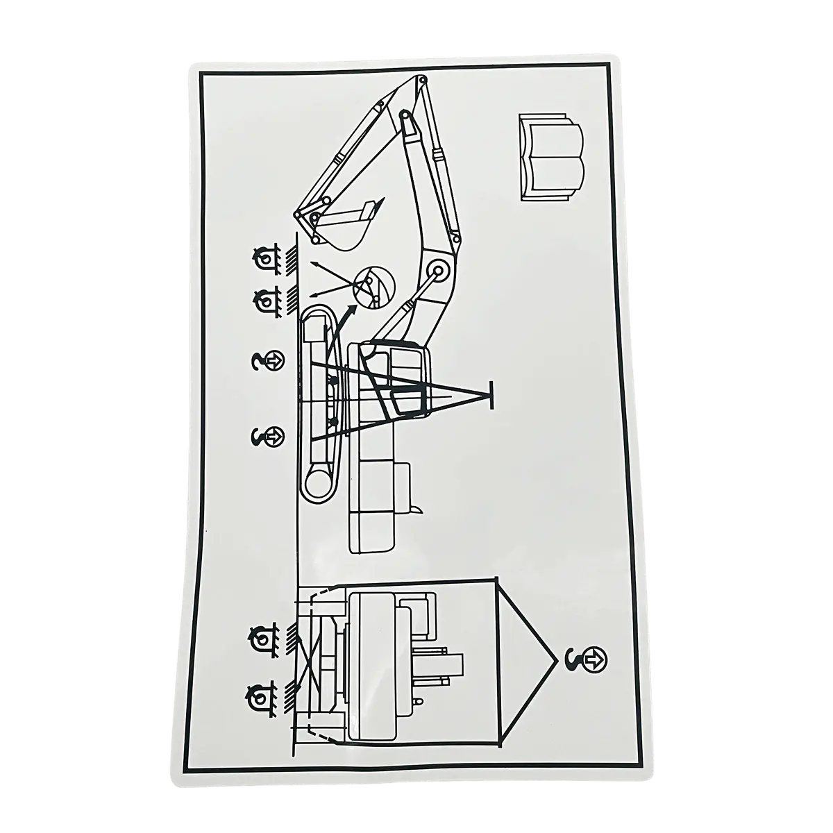 Sany Fixed Loading Spot Layout Diagramsy215ca 13156487 1