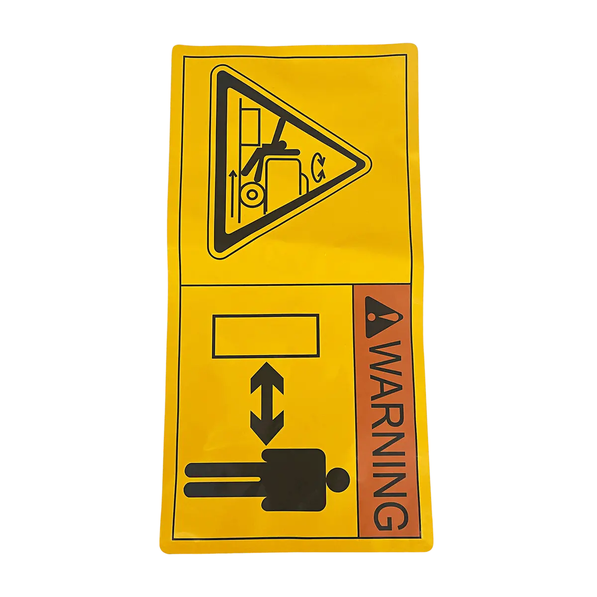 Sany Counterweight Warning Board 13333248 1