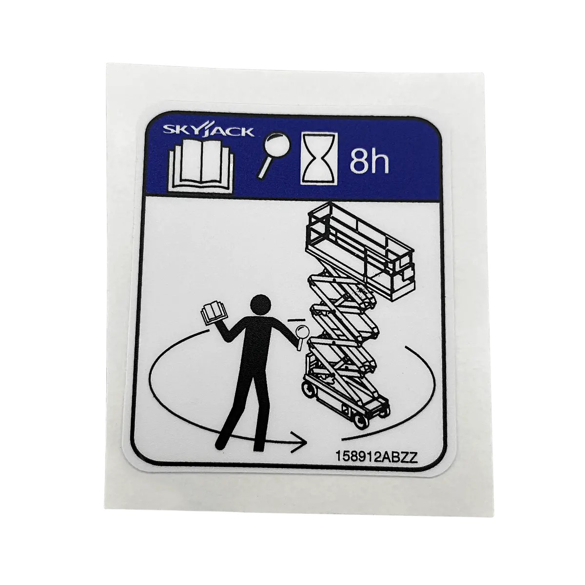 Skyjack Label Vl, Daily Maintenance Check 158912 1
