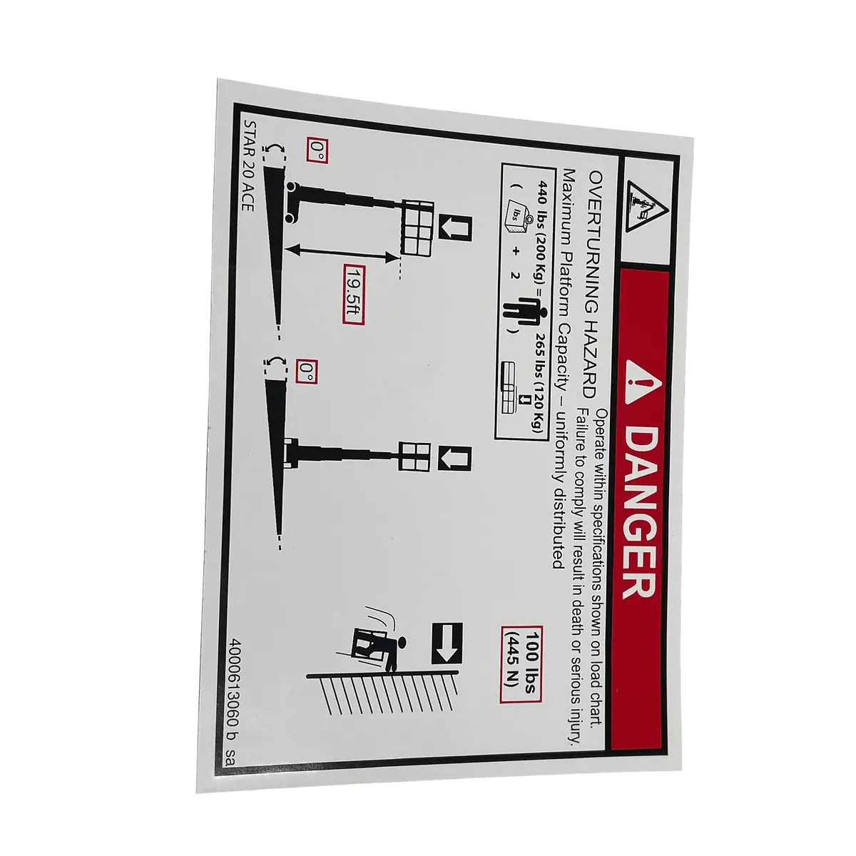 Haulotte Load Height 20 4000613060 1