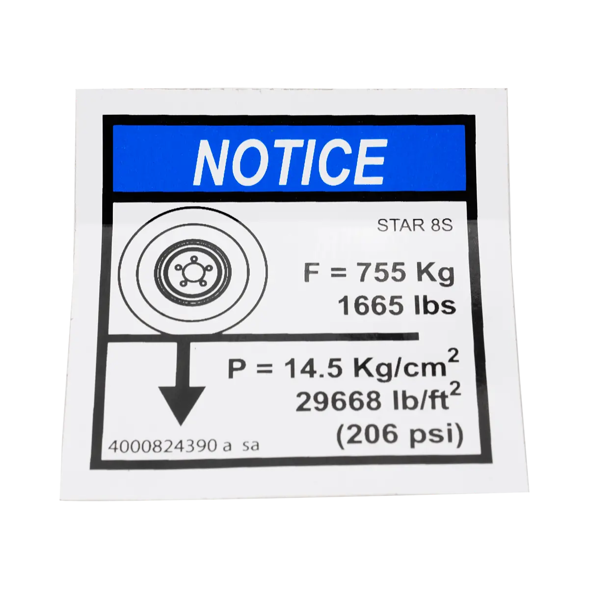 Haulotte Ground Pressure - Load 4000824390 1