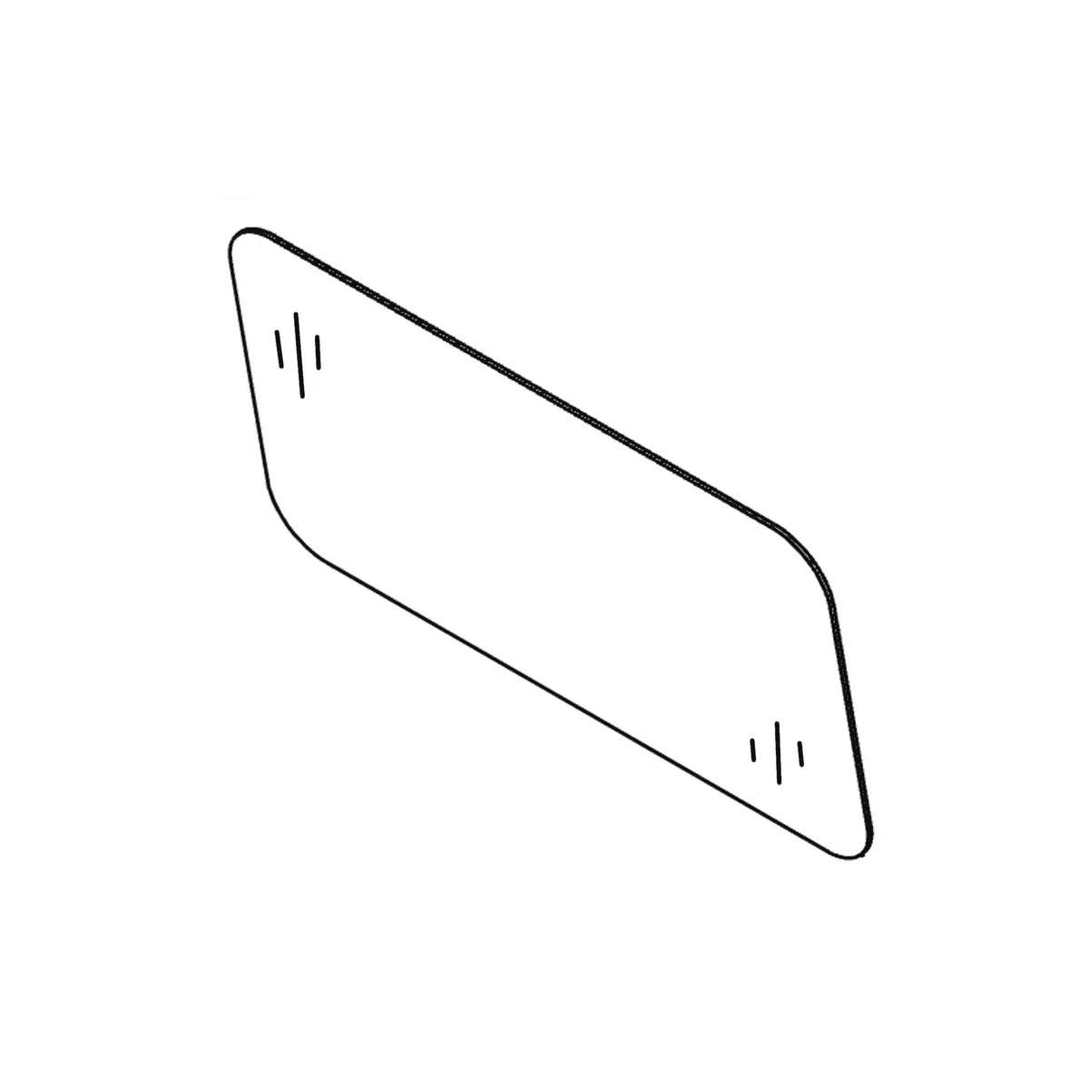 Takeuchi Rear Glass (Cab/Canopy) 0698600210 1